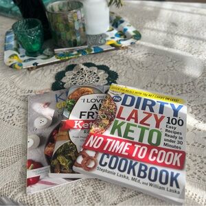 Keto set of‎ 3 Airfryer And Crockpot Cookbooks
